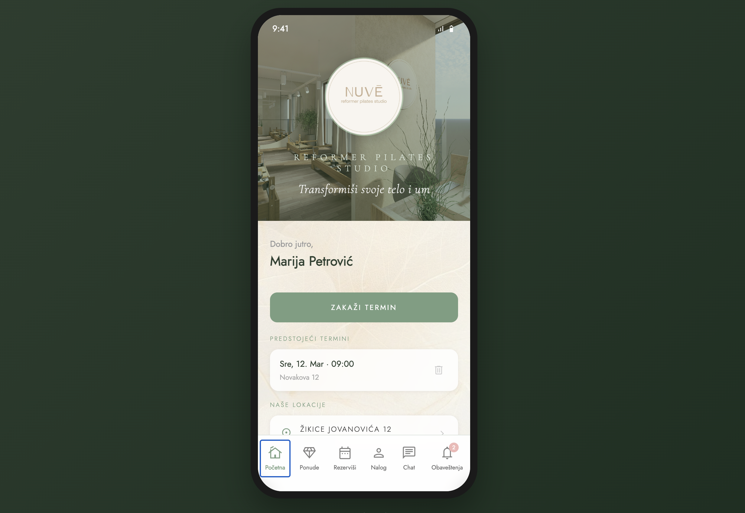 Nuvé — Mobile App
